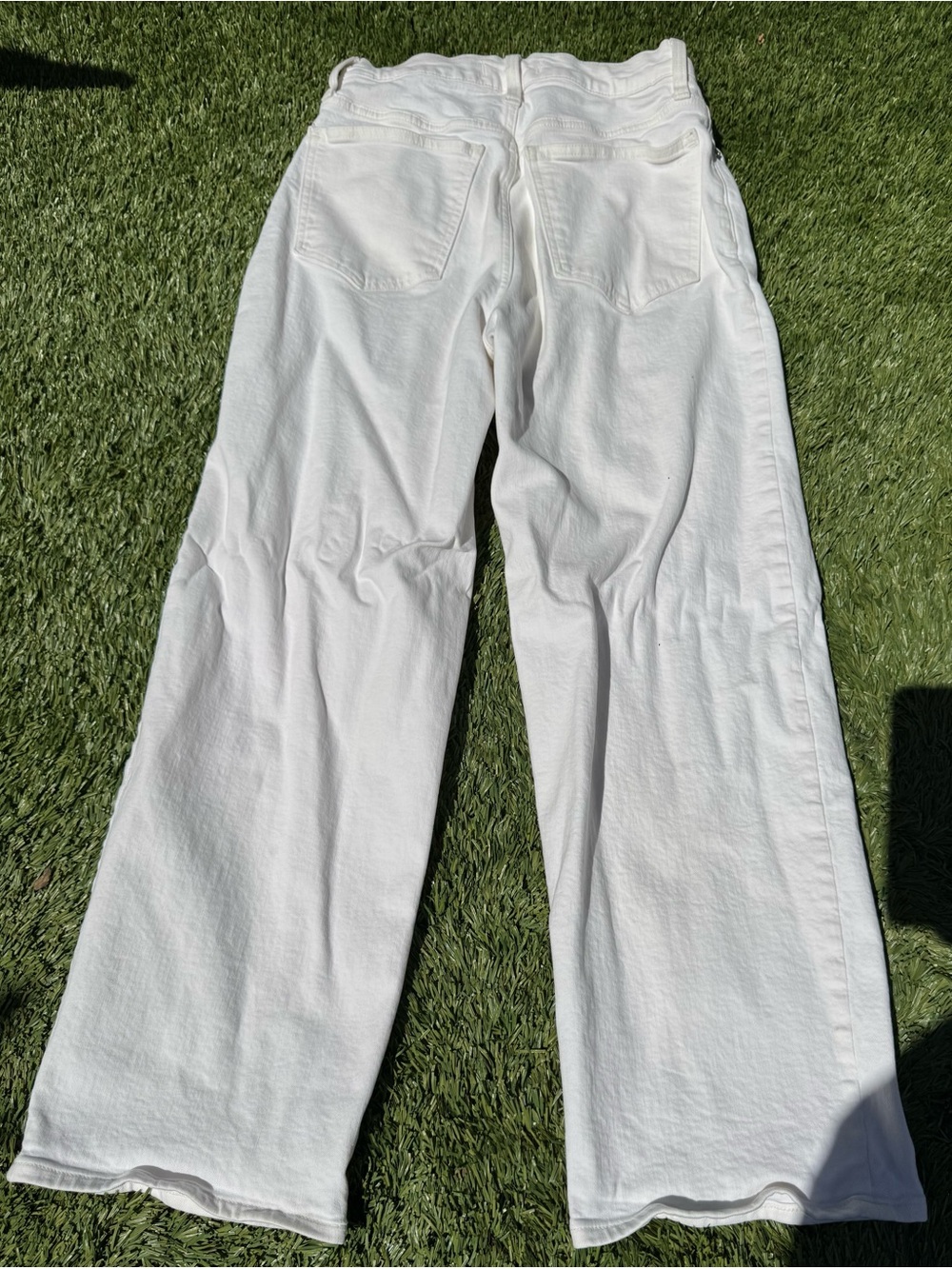 Madewell White Women's Straight-Leg Jeans - Picture 2 of 4